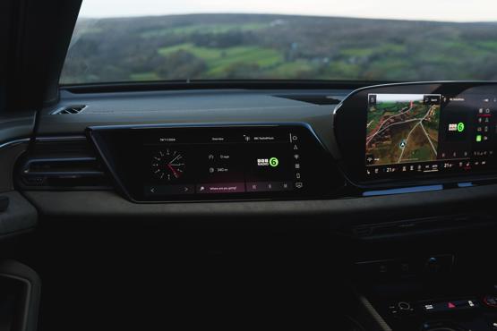 Audi passenger display