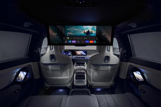 BMW 7 Series Theatre Screen