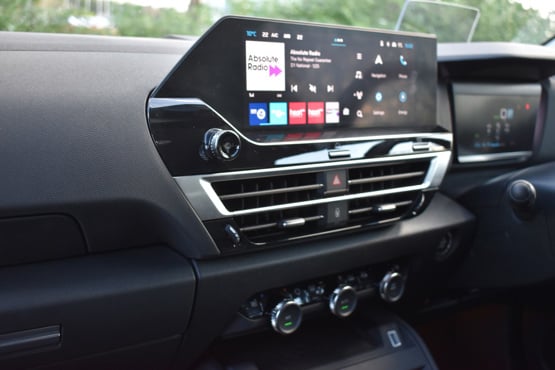 Citroen e-c4 infotainment