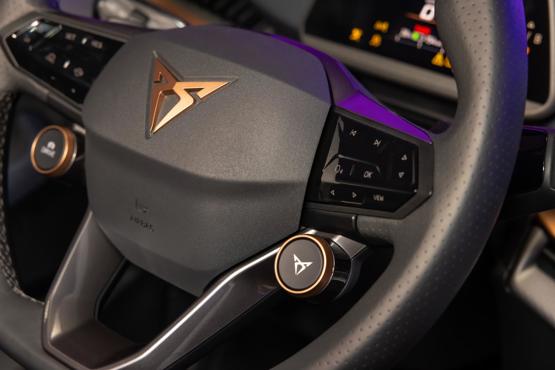 Cupra Tavascan steering wheel