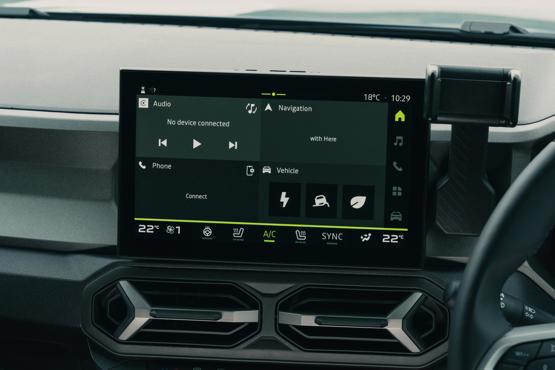 Dacia Bigster infotainment