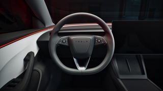 Tesla steering wheel