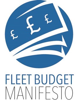 Fleet Budget Manifesto 2018 logo