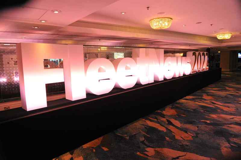 Fleet News Awards 2022 Fleet News illuminated sign