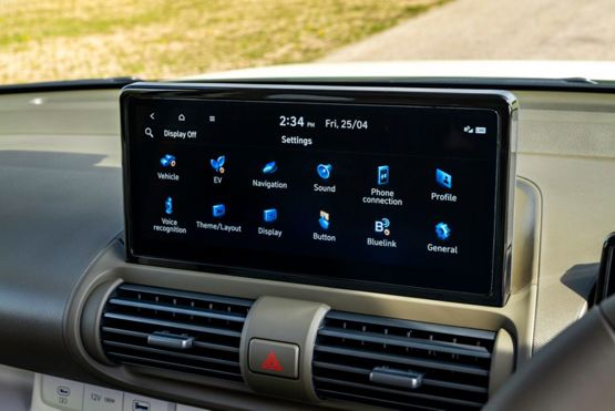 Hyundai Inster infotainment