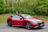 Stephen Briers with Mercedes EQE