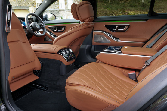 Mercedes S-Class rear seat