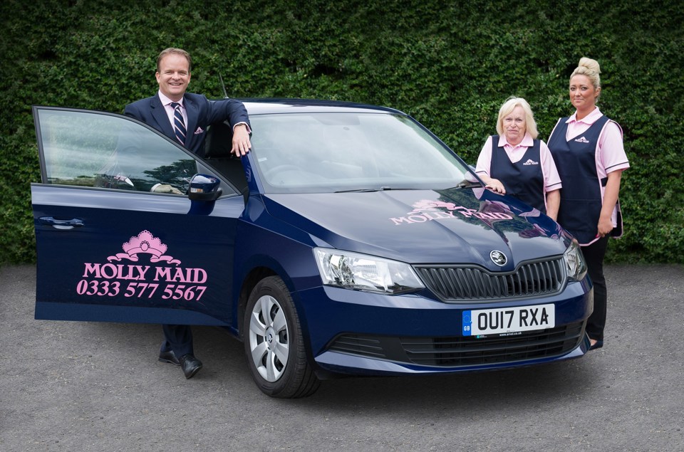 Molly Maid, Škoda Fabias.