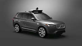 Volvo Uber self driving cars.