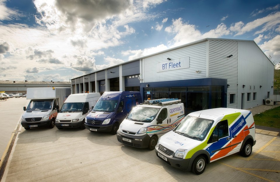 BT Fleet Solutions workshop