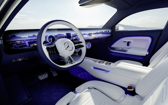 Mercedes EQXX interior