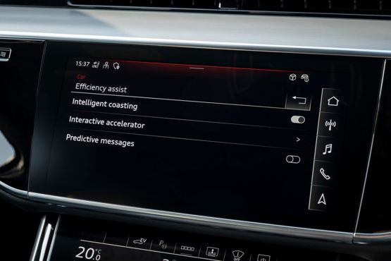 Audi A8 efficiency assist