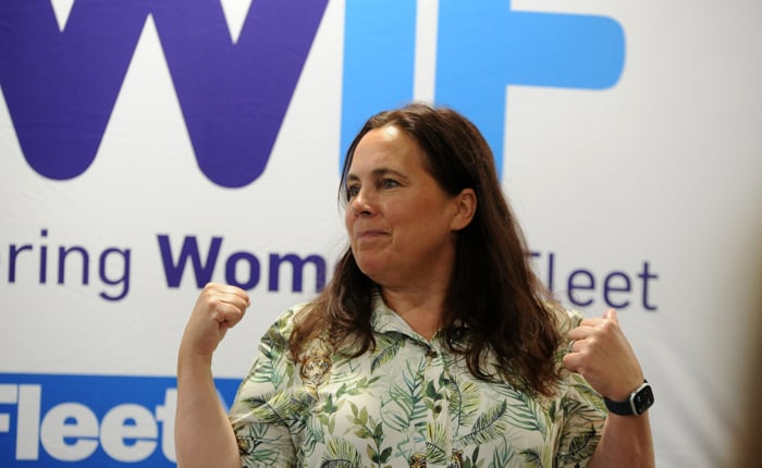 Dr Jo Salter MBE at Empowering Women in Fleet