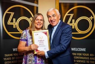 Lynne Dennis and Basil Scarsella at UK Power Networks