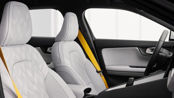 Polestar 2 Zinc leather seats