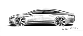 Sketch of Volkswagen Arteon