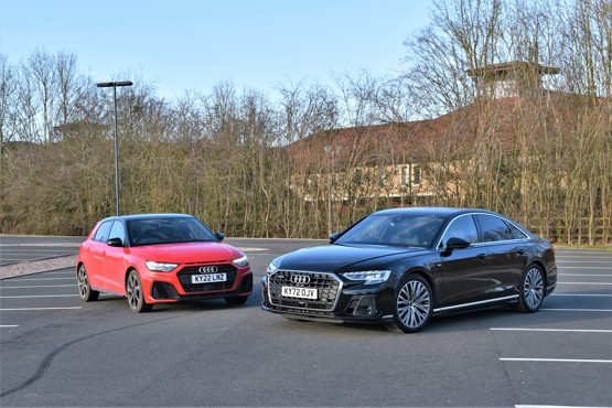 Audi A8 and A1