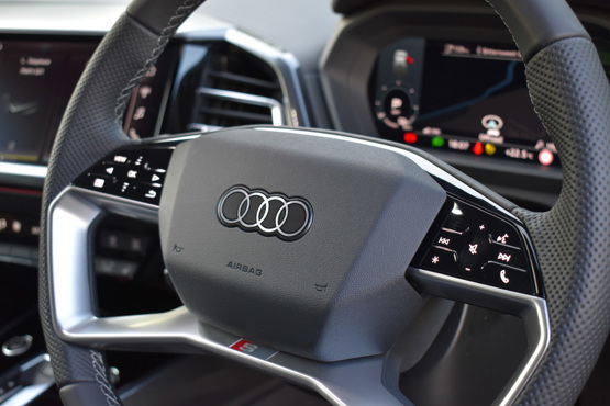 Audi Q4 e-tron steering wheel