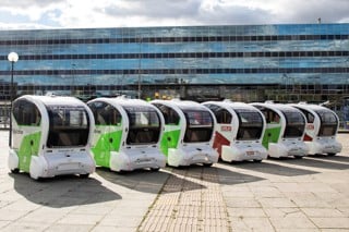 Aurrigo’s PodZero vehicles are being trialled in Milton Keynes