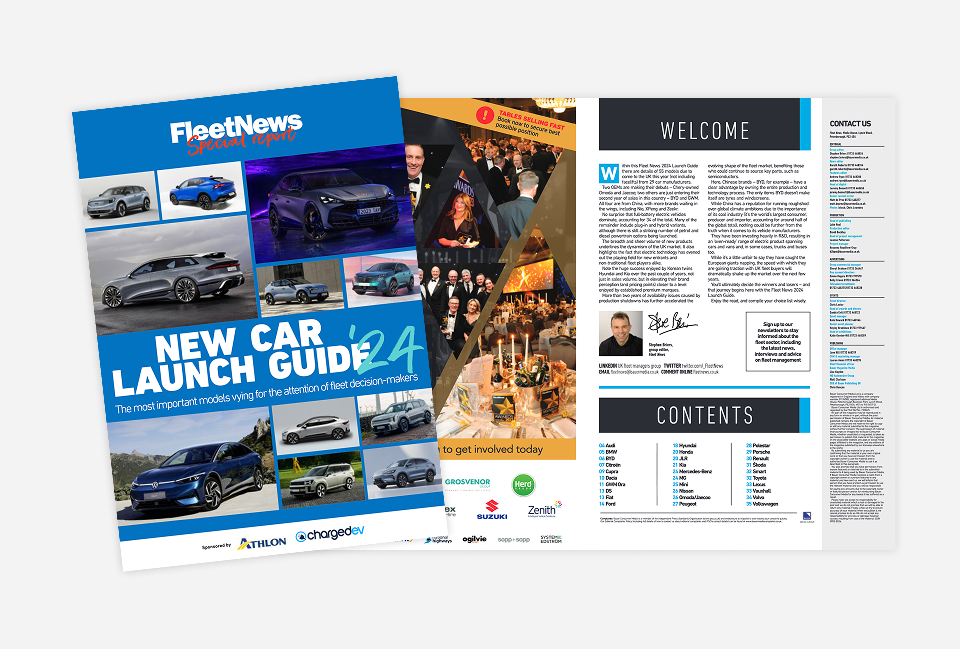 Fleet News - Car launch guide 2024