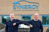 L-R Paul Parkinson welcomes David Brockwell to Synergy Car Leasing.