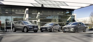 Mercedes CLA and GLA 250 e