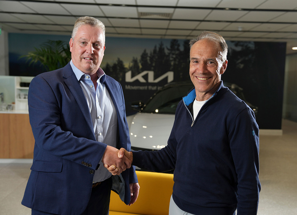 Dave Williams with John Hargreaves