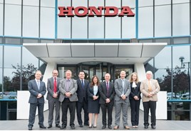 Honda corporate sales team.