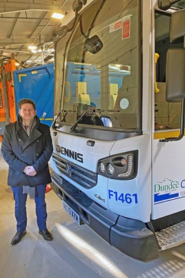 Dundee City Council  corporate fleet operations manager Fraser Crichton