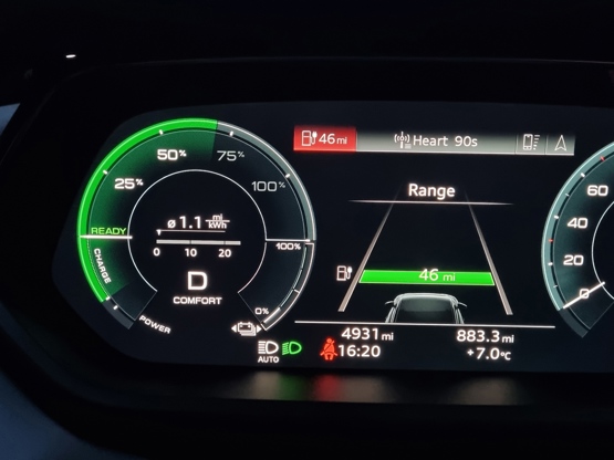 Audi e-tron GT power limited