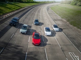 ELectric cars on track
