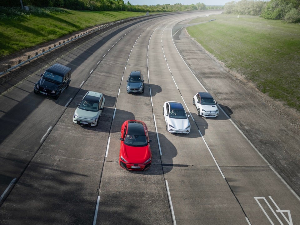 ELectric cars on track