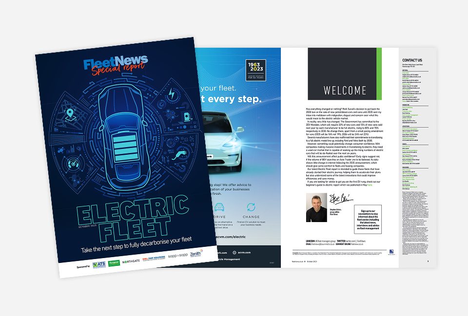 Fleet News - Electric fleet Oct 2023