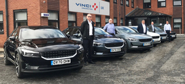 Vinci senior staff take on Polestar electric vehicles