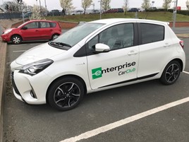 Enterprise has expanded its 24/7 car club service into Hartlepool.