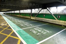 Pod Point-installed EV charging hub at Hatfield Station