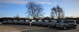 Falkirk Council has taken on 10 Kia Soul EVs, taking its electric vehicle fleet to 45