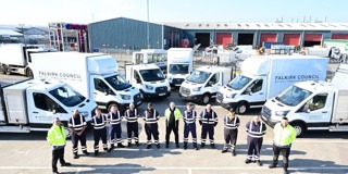 Falkrik Council all-electric tipper fleet