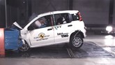 Fiat Panda in frontal crash test