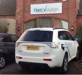 Free workplace charge points, Fleet Evolution free workplace charge points.