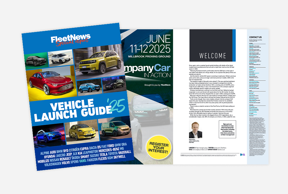 Fleet News vehicle launch guide 2025