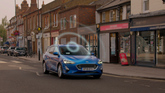 Ford car using RoadSafe tech on UK road
