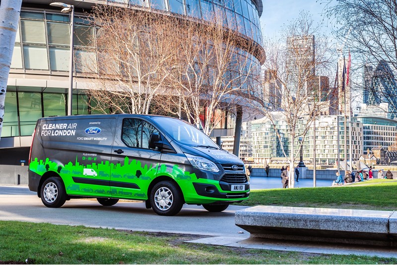 Ford Transit hybrids on trial