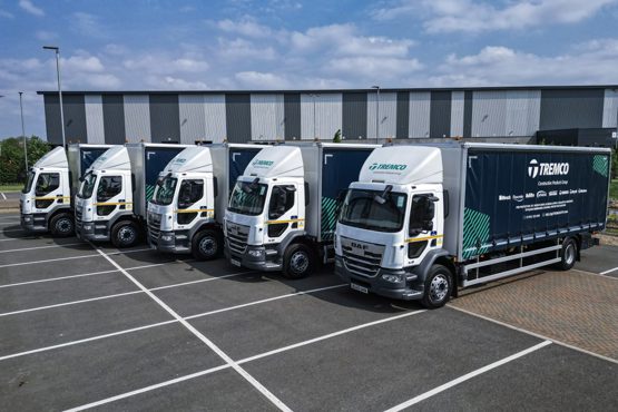 Tremco CPG UK trucks from Fraikin