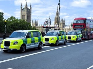 TX electric-hybrid taxi-ambulances from LEVC
