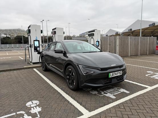 Kia EV6 rapid charging