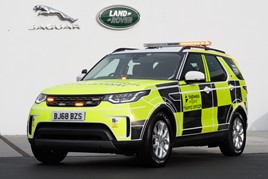 Land Rover has handed over the first of a new fleet of Discovery vehicles to Highways England.