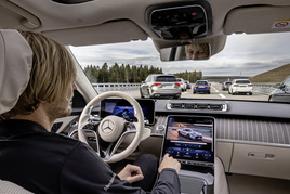 Mercedes-Benz self-driving car technology 