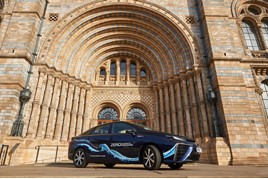 Natural History Museum takes delivery of a Toyota Mirai hydrogen fuel cell saloon