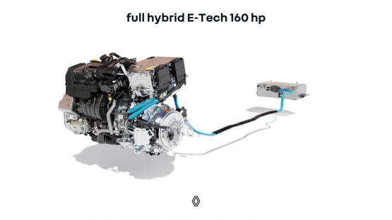 Renault 160hp hybrid engine